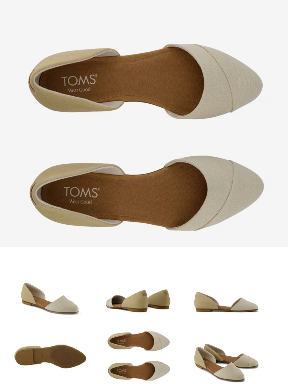 TOMS Womens Jutti D'Orsay